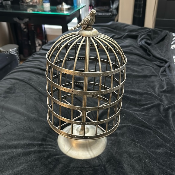 Jewelry - Vintage Bird Cage Earring Holder / Display